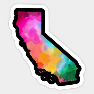 Colorful Cali Sticker